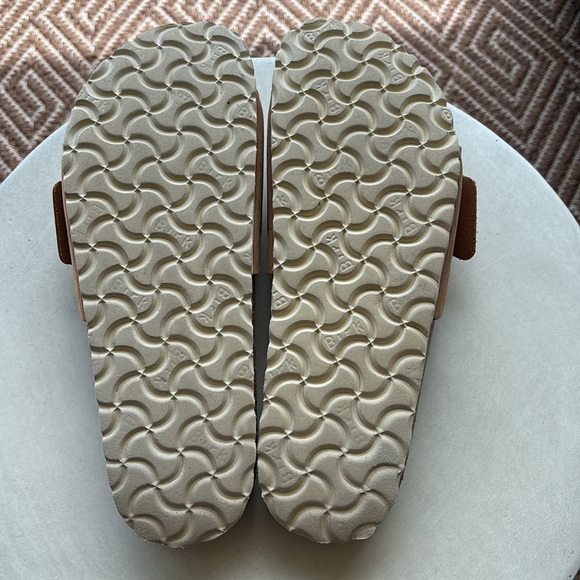 Birkenstock Madrid Big Buckle Sandals Cognac Oiled Leather size 39 (US 8-8.5) - Picture 5 of 10